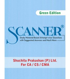 CA CS CMA Scanner Solved Question Paper Shuchita Prakashan | Latest Edition